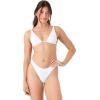 image:imageRoxy Womens Bikini Bottom  Stretch Swimwear UPF50 EcoFriendly Fabric Pool Surf Swim BeachwearWhite