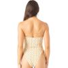 image:imageRoxy Womens OnePiece Swimsuit  Side Tie Tummy Control Bandeau Bathing Suit QuickDry FabricPrint