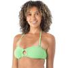 image:imageRoxy Womens Bandeau Bikini Top  Strapless Swim Top QuickDry Removable Pads UPF 50Green