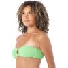 image:imageRoxy Womens Bandeau Bikini Top  Strapless Swim Top QuickDry Removable Pads UPF 50Green