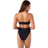 image:imageRoxy Womens Bandeau Bikini Top  Strapless Swim Top QuickDry Removable Pads UPF 50Midnight
