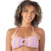 image:imageRoxy Womens Bandeau Bikini Top  Strapless Swim Top QuickDry Removable Pads UPF 50Pink