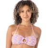 image:imageRoxy Womens Bandeau Bikini Top  Strapless Swim Top QuickDry Removable Pads UPF 50Pink