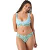 image:imageRoxy Womens Banded Sport Bralette Bikini Top Swim Top QuickDry Removable Pads UPF 50Aqua