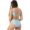 image:imageRoxy Womens Banded Sport Bralette Bikini Top Swim Top QuickDry Removable Pads UPF 50Aqua