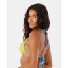 image:imageRoxy Womens Bikini Top  Adjustable Straps Removable Pads UPF 50 QuickDry Swimwear Top BeachwearBlue Mix