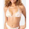 image:imageRoxy Womens Bikini Top  Adjustable Straps Removable Pads UPF 50 QuickDry Swimwear Top BeachwearBlue Multi
