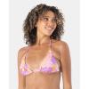 image:imageRoxy Womens Bikini Top  Adjustable Straps Removable Pads UPF 50 QuickDry Swimwear Top BeachwearLilac Mix