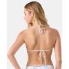 image:imageRoxy Womens Bikini Top  Adjustable Straps Removable Pads UPF 50 QuickDry Swimwear Top BeachwearWhite Light