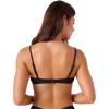 image:imageRoxy Womens Bikini Top  Underwire Adjustable Straps UPF 50 QuickDry Surf Swim BeachwearAnthracite