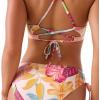 image:imageRoxy Womens Bralette Bikini Top  Adjustable Swim Top QuickDry UPF 50 Pool Surf Resort WearTropic Mix