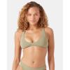 image:imageRoxy Womens Bralette Bikini Top  QuickDry Swim Top Removable Pads UPF 50 Sun ProtectionOil Green