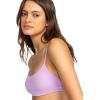 image:imageRoxy Womens Bralette Bikini Top  QuickDry Swim Top Removable Pads UPF 50 Sun ProtectionPetal