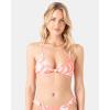 image:imageRoxy Womens Bralette Bikini Top  QuickDry Swim Top with Removable Pads UPF 50Coral Mul