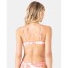 image:imageRoxy Womens Bralette Bikini Top  QuickDry Swim Top with Removable Pads UPF 50Coral Mul