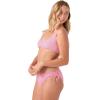 image:imageRoxy Womens Bralette Bikini Top  QuickDry Swim Top with Removable Pads UPF 50Pinkwhite