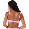 image:imageRoxy Womens Love Knot Bikini Top  UPF 50 QuickDry Removable Pads Swimsuit Top Surf amp BeachwearLilac
