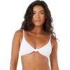 image:imageRoxy Womens Love Knot Bikini Top  UPF 50 QuickDry Removable Pads Swimsuit Top Surf amp BeachwearWhite