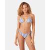 image:imageRoxy Womens Reversible Bikini Top  UPF 50 QuickDry Removable Pads Swimsuit TopBijou Blue