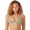 image:imageRoxy Womens Bralette Bikini Top  Adjustable Swim Top QuickDry Removable Pads UPF 50 Resort WearOil Green