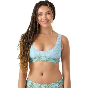 image:imageRoxy Womens Banded Sport Bralette Bikini Top Swim Top QuickDry Removable Pads UPF 50Aqua