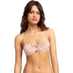 image:imageRoxy Womens Bikini Top  Underwire Adjustable Straps UPF 50 QuickDry Surf Swim BeachwearFresco Tile