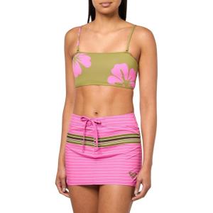 image:imageRoxy Womens Bikini Top Swim Top QuickDry Removable Pads UPF 50 Pool Beach Surf Resort WearHibiscus Splash