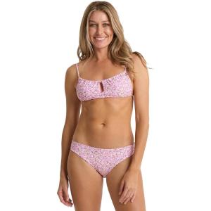image:imageRoxy Womens Two Piece Bikini Set Bralette Top High Waist Bottom UPF 50 QuickDry Removable CupsLavender
