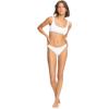 image:imageRoxy Womens Beach Classics Moderate Bikini Bottoms  Low Rise Swimwear UPF Protection Surf and Beach DaysBright White 1