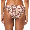 image:imageRoxy Womens Side Tie Cheeky Bikini Bottoms  Low Rise Swimwear UPF 50 Sun ProtectionAloha Fudge