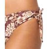 image:imageRoxy Womens Side Tie Cheeky Bikini Bottoms  Low Rise Swimwear UPF 50 Sun ProtectionAloha Fudge