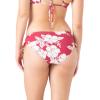 image:imageRoxy Womens Side Tie Cheeky Bikini Bottoms  Low Rise Swimwear UPF 50 Sun ProtectionBerry