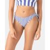 image:imageRoxy Womens Side Tie Cheeky Bikini Bottoms  Low Rise Swimwear UPF 50 Sun ProtectionBijou Blue