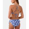 image:imageRoxy Womens Side Tie Cheeky Bikini Bottoms  Low Rise Swimwear UPF 50 Sun ProtectionBlue Combo