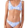 image:imageRoxy Womens Side Tie Cheeky Bikini Bottoms  Low Rise Swimwear UPF 50 Sun ProtectionBlugreen