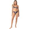 image:imageRoxy Womens Side Tie Cheeky Bikini Bottoms  Low Rise Swimwear UPF 50 Sun ProtectionBrownBlack Combo