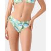 image:imageRoxy Womens Side Tie Cheeky Bikini Bottoms  Low Rise Swimwear UPF 50 Sun ProtectionGreen Tropics