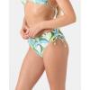 image:imageRoxy Womens Side Tie Cheeky Bikini Bottoms  Low Rise Swimwear UPF 50 Sun ProtectionGreen Tropics