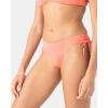 image:imageRoxy Womens Side Tie Cheeky Bikini Bottoms  Low Rise Swimwear UPF 50 Sun ProtectionHotcoral
