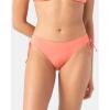 image:imageRoxy Womens Side Tie Cheeky Bikini Bottoms  Low Rise Swimwear UPF 50 Sun ProtectionHotcoral