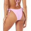 image:imageRoxy Womens Side Tie Cheeky Bikini Bottoms  Low Rise Swimwear UPF 50 Sun ProtectionLilac