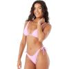 image:imageRoxy Womens Side Tie Cheeky Bikini Bottoms  Low Rise Swimwear UPF 50 Sun ProtectionLilac
