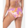 image:imageRoxy Womens Side Tie Cheeky Bikini Bottoms  Low Rise Swimwear UPF 50 Sun ProtectionLilac Multi