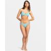 image:imageRoxy Womens Side Tie Cheeky Bikini Bottoms  Low Rise Swimwear UPF 50 Sun ProtectionMaui Blue