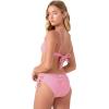 image:imageRoxy Womens Side Tie Cheeky Bikini Bottoms  Low Rise Swimwear UPF 50 Sun ProtectionPinkwht