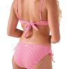 image:imageRoxy Womens Side Tie Cheeky Bikini Bottoms  Low Rise Swimwear UPF 50 Sun ProtectionPinkwht