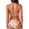 image:imageRoxy Womens Side Tie Cheeky Bikini Bottoms  Low Rise Swimwear UPF 50 Sun ProtectionTropic