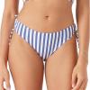 image:imageRoxy Womens Side Tie Cheeky Bikini Bottoms  Low Rise Swimwear UPF 50 Sun ProtectionBijou Blue
