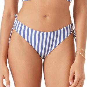 image:imageRoxy Womens Side Tie Cheeky Bikini Bottoms  Low Rise Swimwear UPF 50 Sun ProtectionBijou Blue
