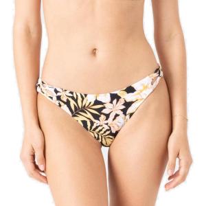 image:imageRoxy Womens Side Tie Cheeky Bikini Bottoms  Low Rise Swimwear UPF 50 Sun ProtectionBlack Multi